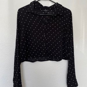 Long sleeved crop